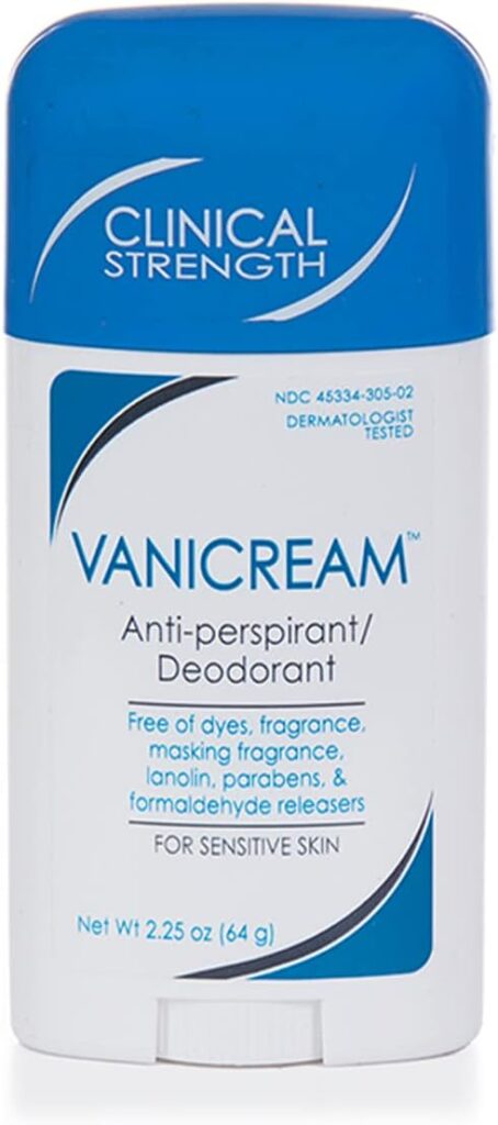 vanicream anti-perspirant deodorant